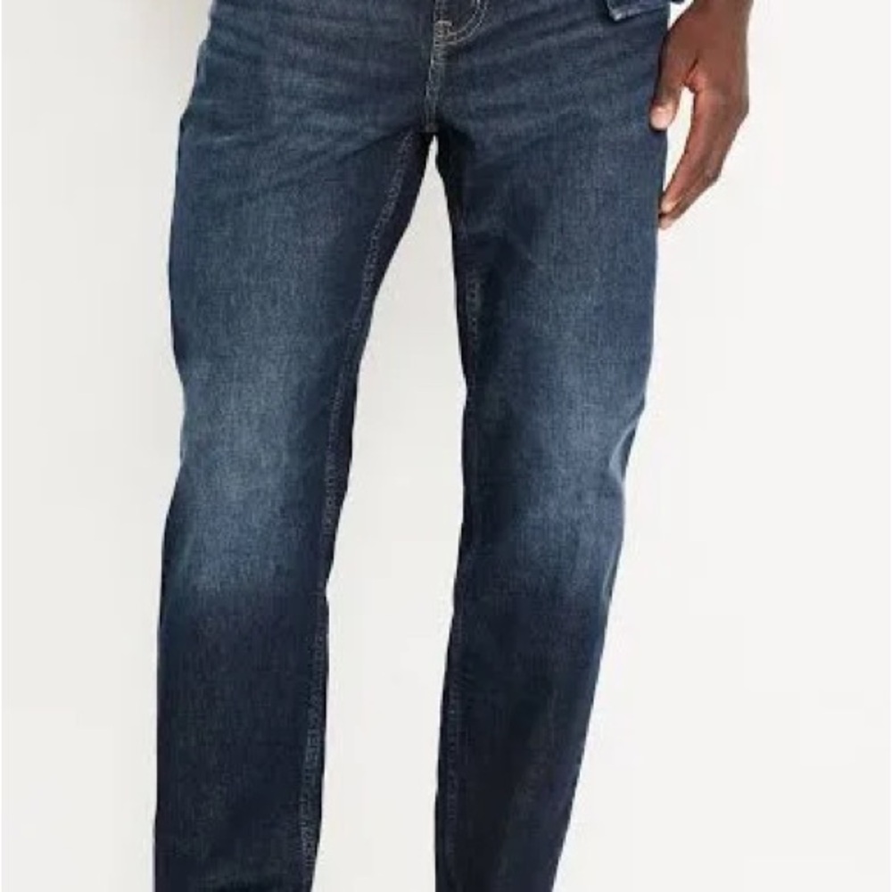 Old Navy Athletic Taper Cotton Stretch Blue Jeans 31x32 NWT - Picture 2 of 12